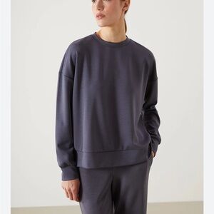 Babaton Charcoal Crew Neck Sweatshirt
